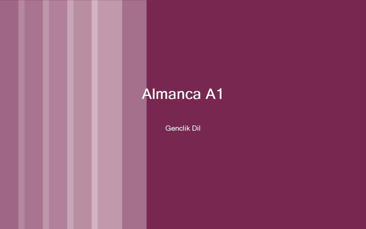 Almanca A1 Başlangıç — Hafta içi Akşam