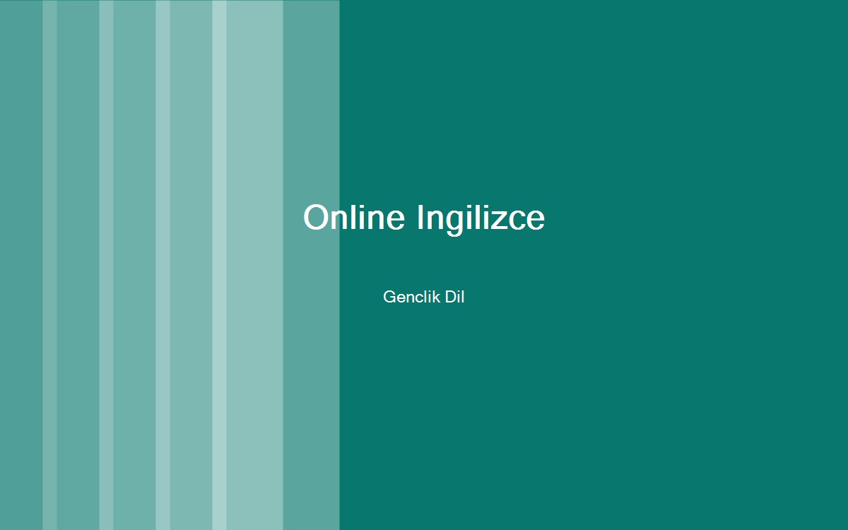 Online İngilizce B1 — Canlı Ders